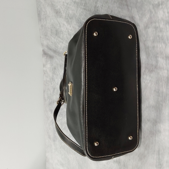 Dooney & Bourke Lucca Pebble Leather Large Barlow Tote in Black - Picture 6 of 10